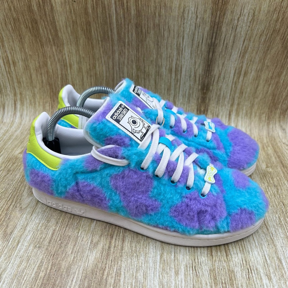 Adidas Stan Smith x Mike & Sulley Monsters Inc Men's Size 8 Purple Blue GZ5990